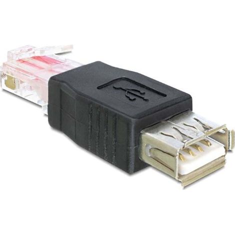 DeLOCK USB - RJ45 USB 2.0 Nero (1/2)