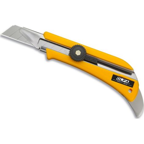 Ocai – Cutter OLFA OL usage intensif – Guide ergot en métal pour araser moquette – Lame 18 mm pour coupes précises (1/5)