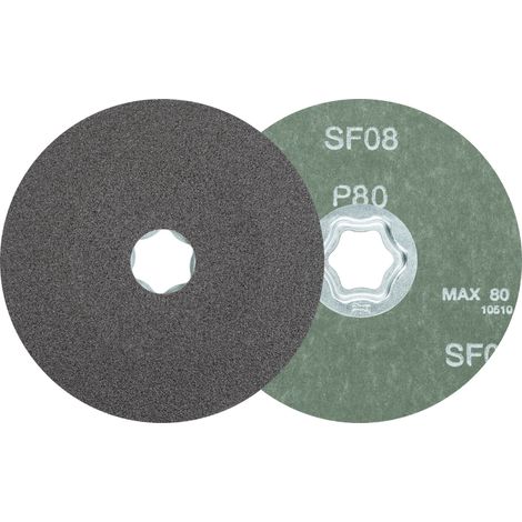 PFERD TOOLS COMBICLICK SiC Fiberscheibe Ø 115 mm SIC80 für harte NE Metalle 25 Stk (1/4)