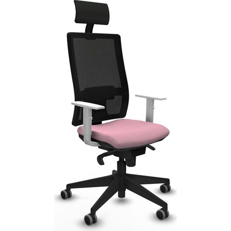 Piqueras et Crespo 4B066G1 Chaise de bureau rose confortable