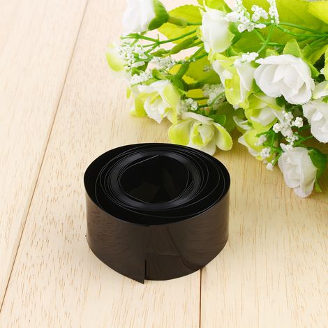 Gaine thermorétractable PVC 29,5mm Φ18,5mm pour batteries 18650/18500, tube isolant noir, 5 mètres, protection étanche et résistance à la chaleur. (1/2)