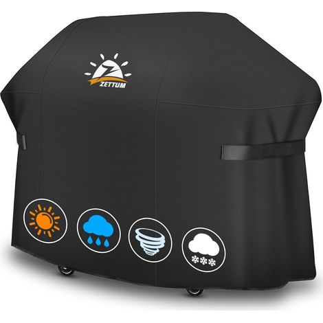 Housse de barbecue 132 cm - 7106 - Housse de barbecue Exterieur pour Weber Spirit série 300 - Bâche de Protection imperméable - Housse pour Weber Spirit E310, Sprit E315, E330 et Spirit II E310 (1/5)