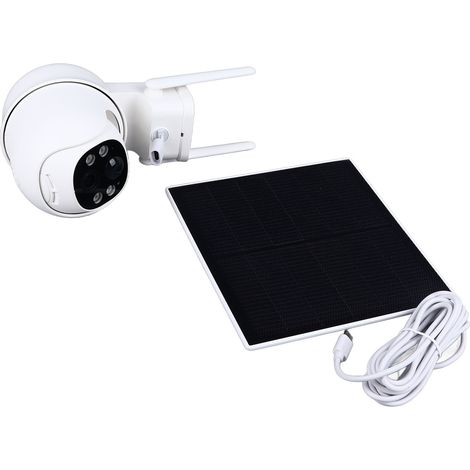 Caméra de sécurité extérieure PTZ sans fil, étanche, avec image HD 2K et vision nocturne (1/5)
