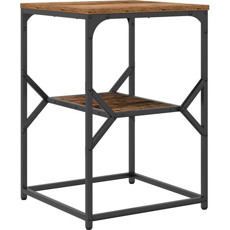 Table d'appoint,Table basse,Table de Salon Bois ancien 41 x 40 x 60 cm CFW33961 (1/5)