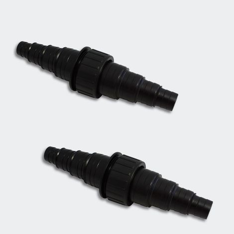 Lot De 2 Manchons à Visser Pour Tuyau D'Aquarium Ou Bassin 20-25-32-40 mm (1/5)