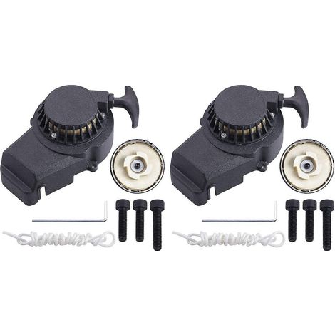 Kit de démarrage à cordelette en deux parties pour motos, compatible avec les motos deux-temps Pocket Coolster SSR SX50 de 47 et 49 cm3. (1/5)