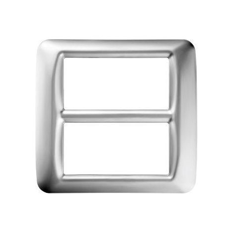 PLAQUE 8 POS.CHROME SOFT TOP SYSTEM GEWISS GW22657