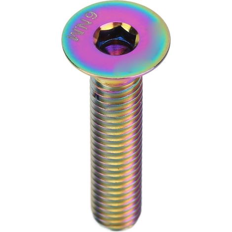 Vis de fixation de capuchon supérieur de potence RISK M6x30mm en alliage de titane pour la réparation de vélos (1/5)