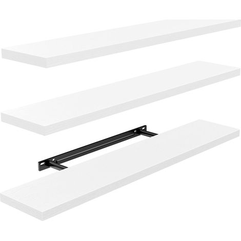 Étagère Murale Blanc, 90 cm Étagère Flottante