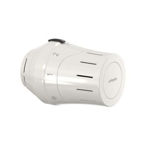 Flamco Exklusiv-Thermostatkopf TC-E1 weiß M30 x 1,5 mit Nullstellung, F35330 (1/2)