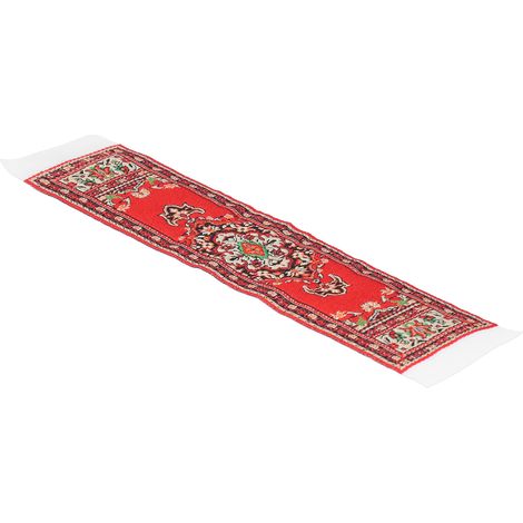 Tapis tissé miniature pour maison de poupée à l'échelle 1:12, accessoire de décoration et cadeau pour enfants n° 1 (1/5)