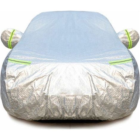 Bâche pour voiture SUV étanche Protection anti-grelots et UV Dimensions 530 × 190 × 150 cm Fermeture éclair et bandes réfléchissantes (1/5)