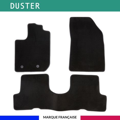 Tapis de voiture - Sur Mesure pour DUSTER (dès 2018) - 3 pièces - Tapis de sol antidérapant pour automobile (1/4)
