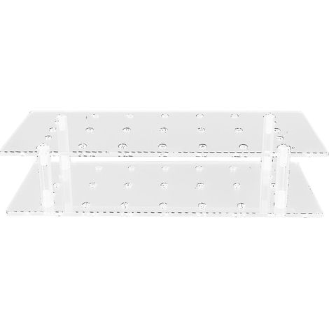 Cake Pop Holder Acrylic 21 Hole Reusable Transparent 2 Layer Cake Pop Stand Display Holder for Weddings Baby Showers Birthday (1/5)