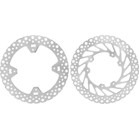 1 paire de freins à disque avant et arrière de 240mm/9,45 pouces, Rotor de remplacement en acier inoxydable pour CR125R CR250R CRF250R CRF450R (1/5)