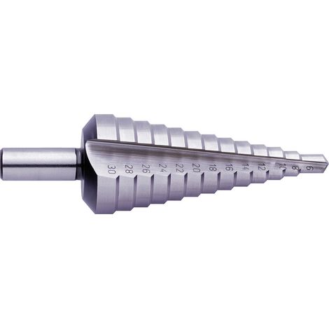 Exact 05330 HSS Stufenbohrer Gesamtlänge 86 mm 3-Flächenschaft 1 St.