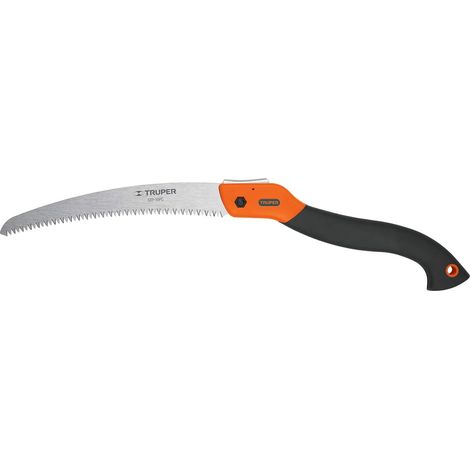 Truper Serrucho de poda hoja curvada 25 CM Plegable