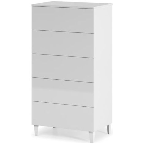 Commode - Blanc 40x61x117h cm (1/4)