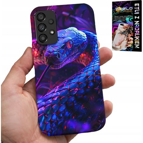Coque pour Samsung Galaxy A33 5G - Motif serpent, cobra, serpent à sonnettes et reptiles + film protecteur (1/5)