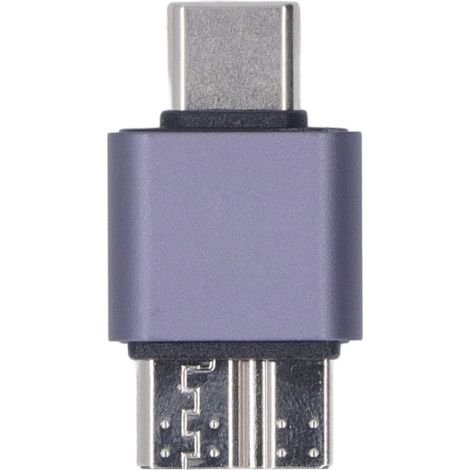 Adaptateur Micro USB vers USB C Haute Vitesse USB 3.0 Convertisseur Mâle Micro B vers USB Type C pour Galaxy S5 Note Pro 12.2 (1/5)