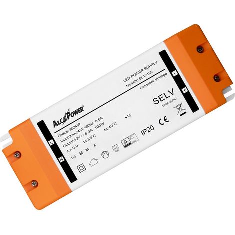 Alimentatore Switching IP20 12V 100W 8.33A