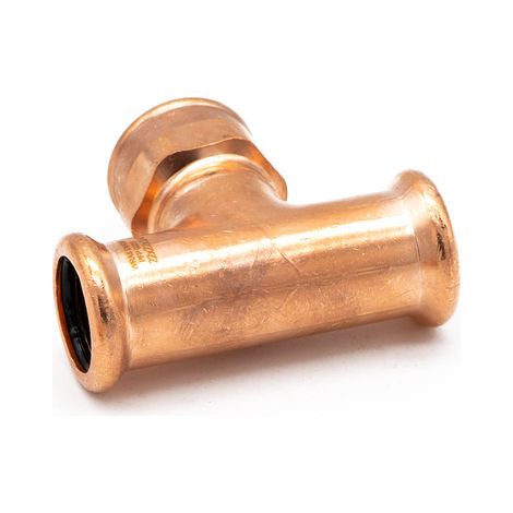 PrimaPress 22x22x3/4" FI Tee Copper Press Fitting (1/3)