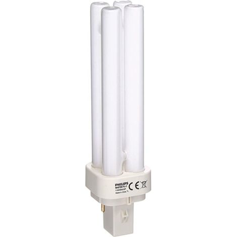 Philips lampada lampadina fluorescente compatta senza alimentatore integrato master pl-c 13w/840/2p 1ct/5x10box master pl-c 2pin 13 w plc1384