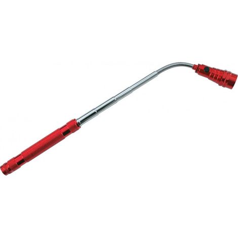 Teleskopische Taschenlampe - Flexibler Kopf, magnetisches Endstück - Batteriebetrieben