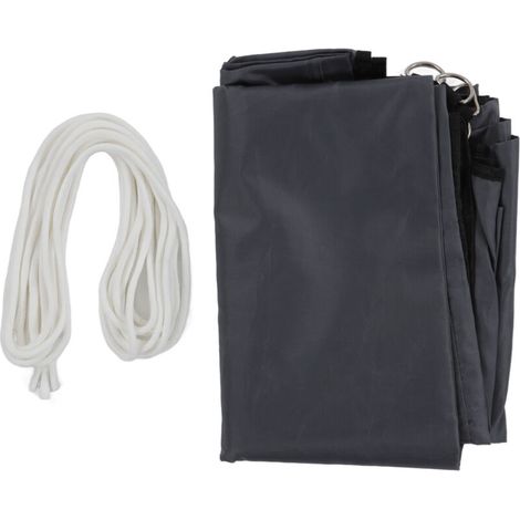 Voile d'ombrage rectangulaire 2x3 m pliable en toile Oxford résistante, imperméable et anti-UV pour extérieur
