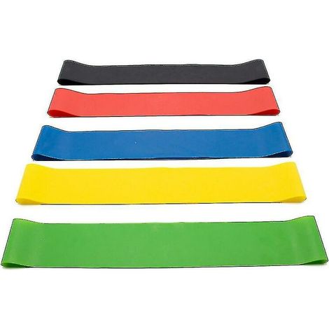 Bande élastique d'entraînement de musculation de bandes de résistance de CREA compatible avec le yoga (1/5)