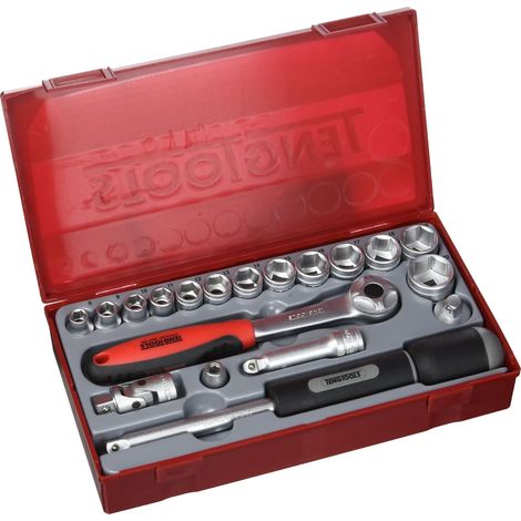 Teng TT3819 - Set di chiavi a bussola 3/8", 19 pezzi (1/2)