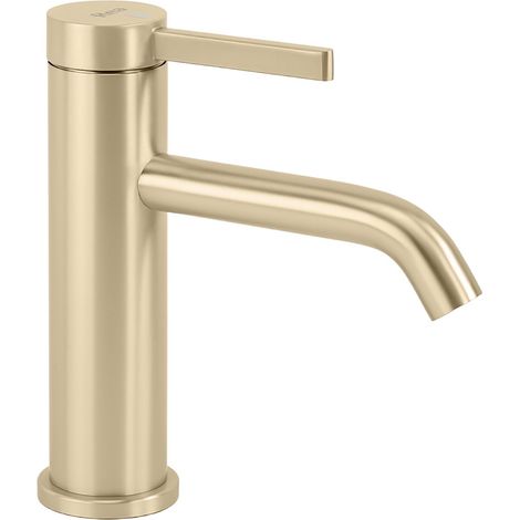 Waschbeckenarmatur Rea Rivo Low Brush Gold