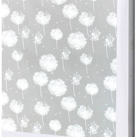 Pellicola per finestre opaca 45x200 cm, pellicola elettrostatica per finestre, pellicola per la privacy, autoadesiva, facile da installare, riutilizzabile per la camera da letto (1/4)