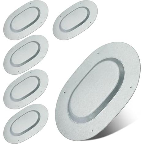 Lot de 6 bouchons de vidange ovales en métal pour chevelle, Lemans, Nova, Ventura, Omega, Apollo, Camaro, GTO, Firebird, Lesabre, Skylark (1/5)