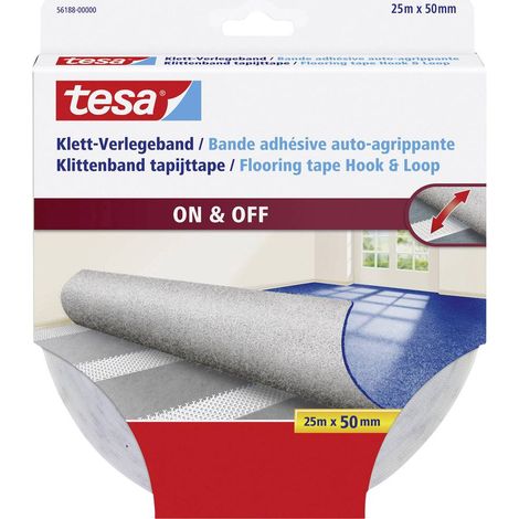 tesa Nastro per pavimenti a strappo da incollare (L x L) 25 m x 50 mm Bianco 1 pz. (1/2)