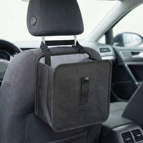Multifunktionaler tragbarer Auto-Mülleimer aus Oxford-Gewebe faltbar und aufhängbar wasserdicht und auslaufsicher Geeignet für alle Fahrzeuge und 27 (1/5)