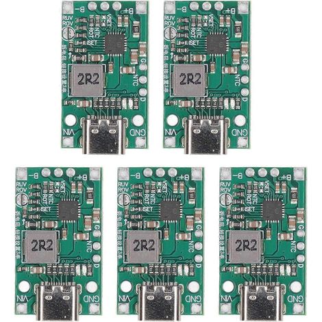 5 Stück Lithium-Akku-Ladeboost-Modul mit Balancer 2-3S Akku-Lade-Step-Up-Platine