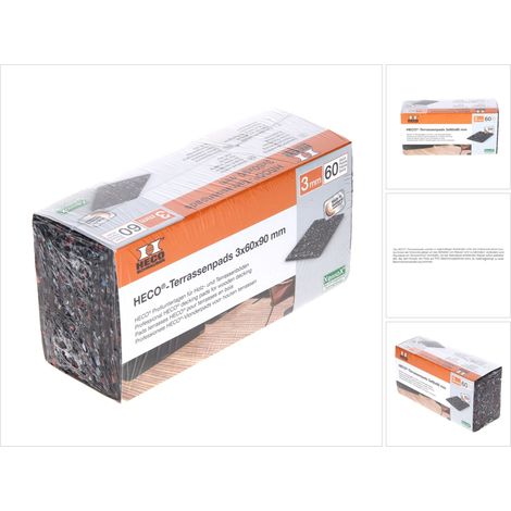 Heco Terrassenpads 3 x 60 x 90 mm (1/5)