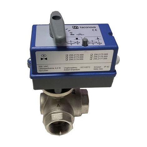 3-Wegeventil 230 V DN32, 1 1/4 Zoll, KVS 18 m3/h - 7736701881 von Buderus