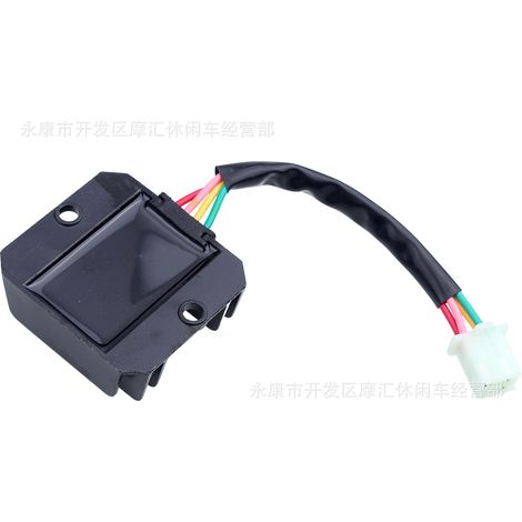 Motorcycle, beach motocross, scooter accessories 12V four-pin CG125-250CC GY6 rectifier voltage regulator (1/4)