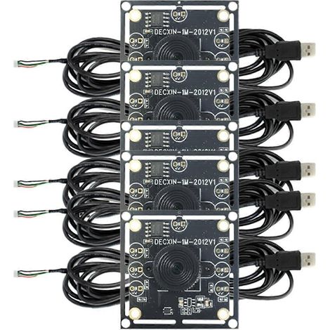 Module caméra 100 degrés (5 pièces), câble de 3 mètres, compatible WinXP/7/8/10 (1/5)