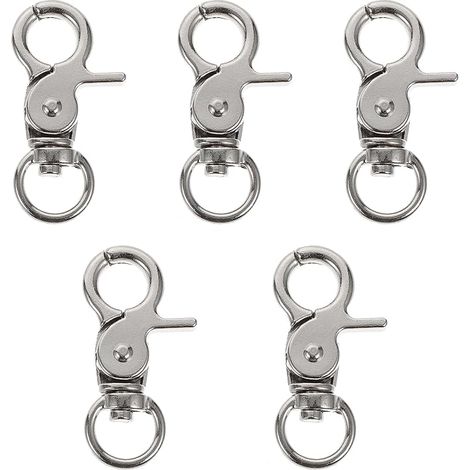 Verrou de sécurité pour cage à oiseaux - Verrou de porte à clip pour perroquet - Accessoire anti-évasion pour volière (1/5)