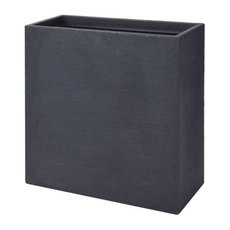 Pot de fleurs anthracite plastique 60 X 26 X 60 cm