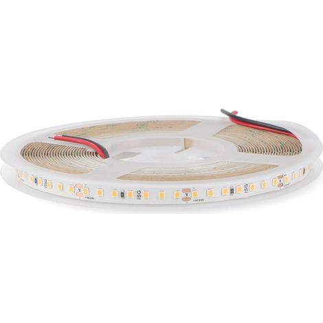 IluminaShop - Tira de LED 24V DC SMD2835 IP20 140 LED/m 12W/m RA98 (10 Metros) Blanco Frio 6000K (1/2)