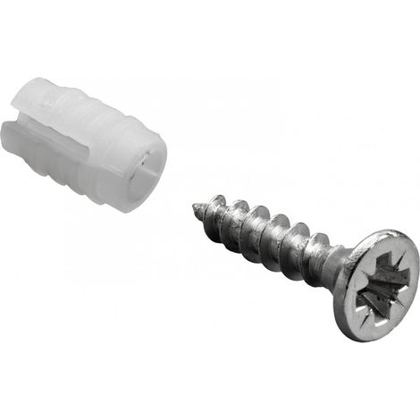 Juego de 40 casquillos de expansión de plástico bruto HETTICH, l.12,5 mm HETTICH