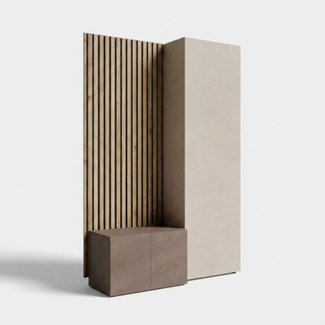 Modulare Garderobe mit Paneel und Sitzbank Composizione 301 (1/5)