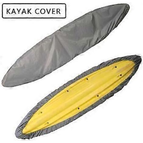 Housse imperméable pour kayak, canoë, housse anti-poussière, protection UV, pare-soleil pour bateau de pêche, pare-soleil pour rangement extérieur, convient aux bateaux de 2,1 à 2 m.