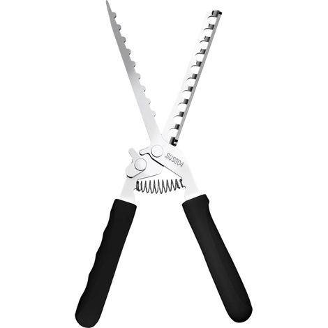 Retire-Membrane De Côtes  Accessoire Barbecue Poignée Ergonomique - Outil en Acier Inoxydable pour L'Enlèvement La Membrane des Amateurs Cuisine Restaurant Noir (1/5)