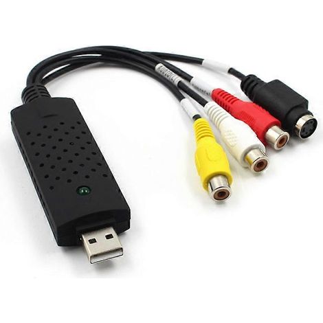 Carte d'acquisition vidéo USB 2.0, enregistreur DVD/VHS, moniteur, convertisseur audio, adaptateur AV (1/5)
