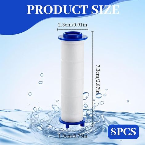 Shower Head Filter Cartridges 73 x 23 mm